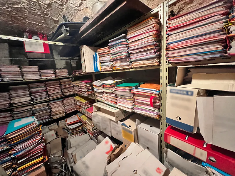 Destruction archives professionnelle